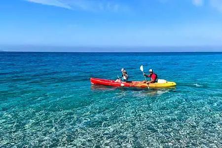 Hiking and kayaking in the Ionian Coast