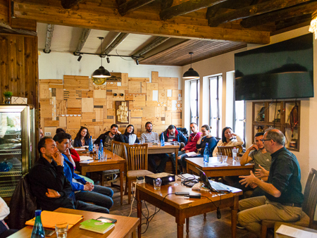 Guide-Training-Albania Training session for guide and staff development in Albania